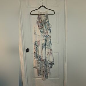 Mark & James Badgley Mischka Hi-low Embroidered Dress Size 12